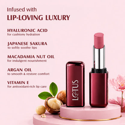 LOTUS MAKEUP PROEDIT LUXE MATTE LIPSTICK PLM12 ROSE 3.5G