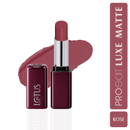 LOTUS MAKEUP PROEDIT LUXE MATTE LIPSTICK PLM12 ROSE 3.5G