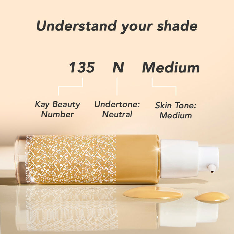 KAY BEAUTY HYDRATING FOUNDATION 135N MEDIUM 30ML