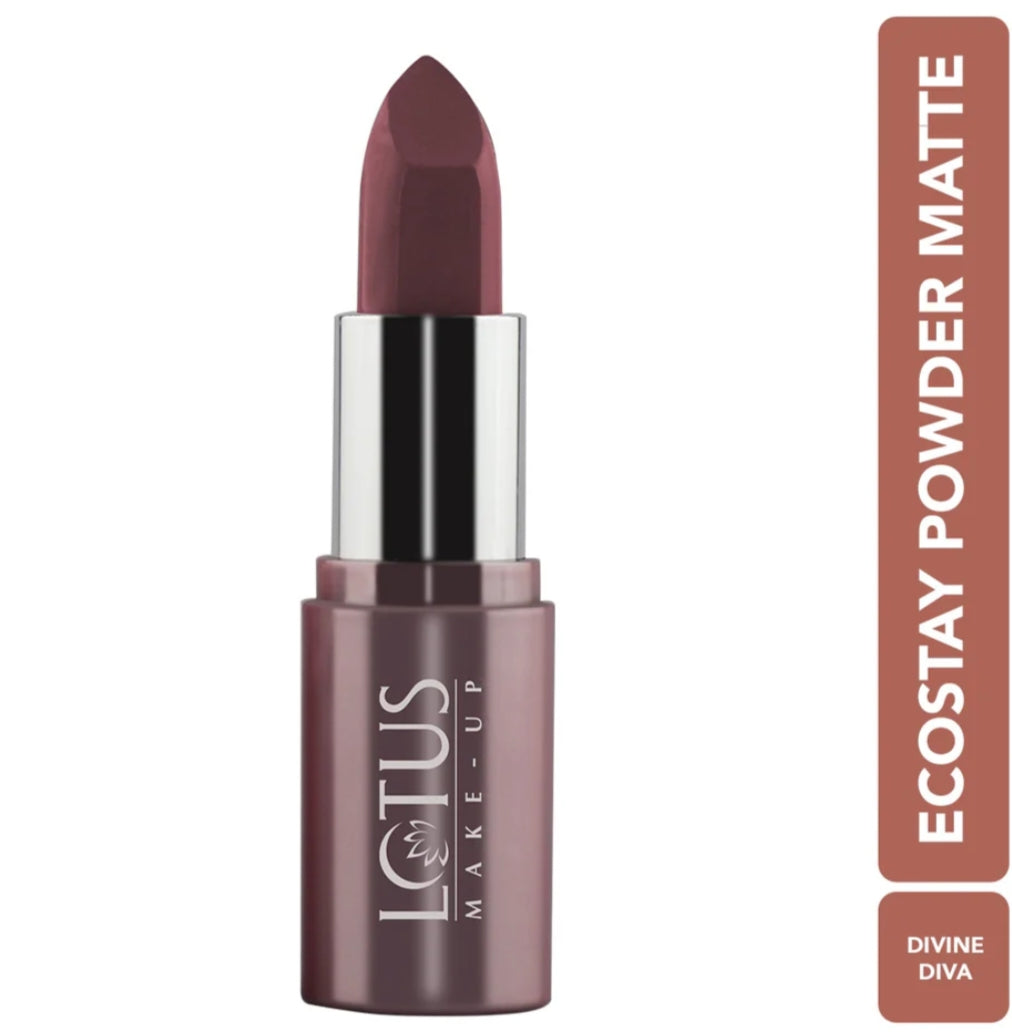 LOTUS MAKEUP ECOSTAY POWDER MATTE LIP COLOR PM08 DIVINE DIVA