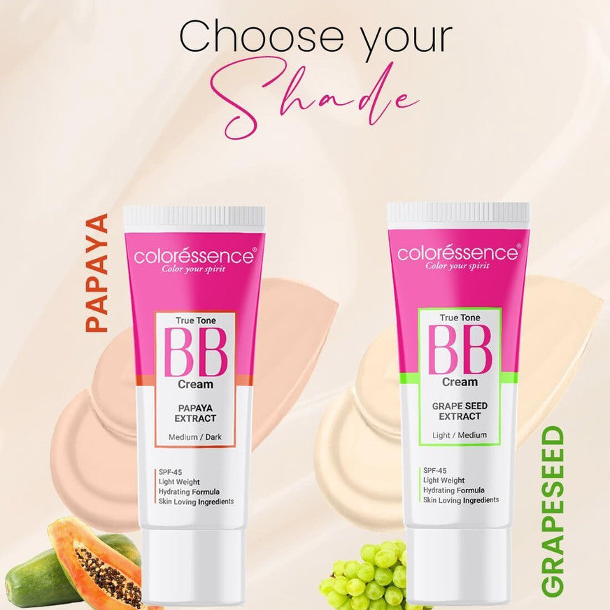 कलरसेंस बीबी क्रीम पपीता 40 ग्राम