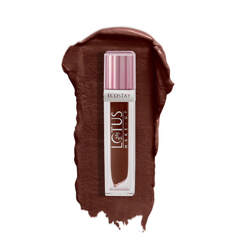 LOTUS MAKE-UP ECO STAY MATTE LIP LACQUER EL19 RUSTIC BROWN 4G