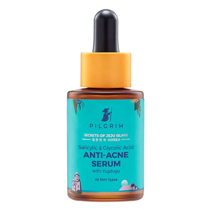 PILGRIM ANTI ACNE SALICYLIC ACID AND GLYCOLIC ACID FACE SERUM 30ML