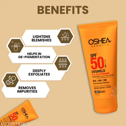 OSHEA UVSHIELD SPF 50 PA+++