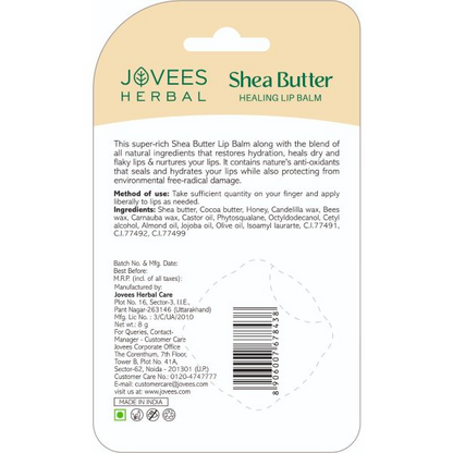 JOVEES SHEA BUTTER LIP BALM 8GM