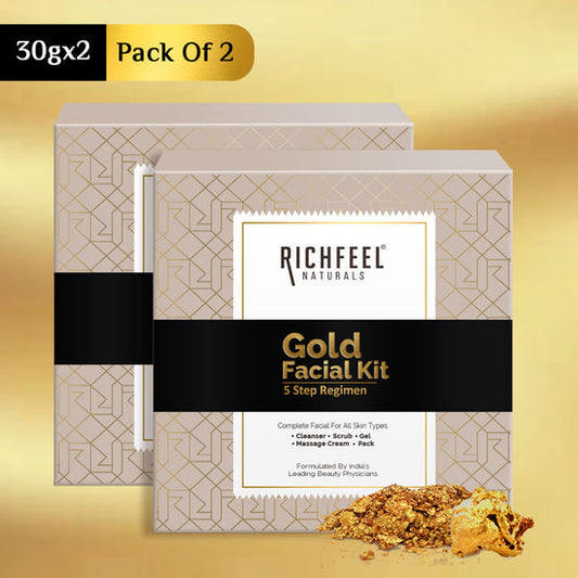 RICHFEEL GOLD FACIAL KIT COMBO 30G