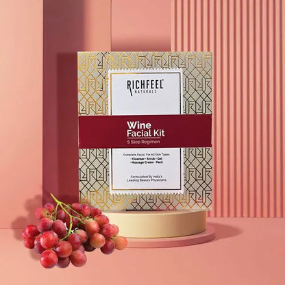 RICHFEEL WINE FACIAL KIT
