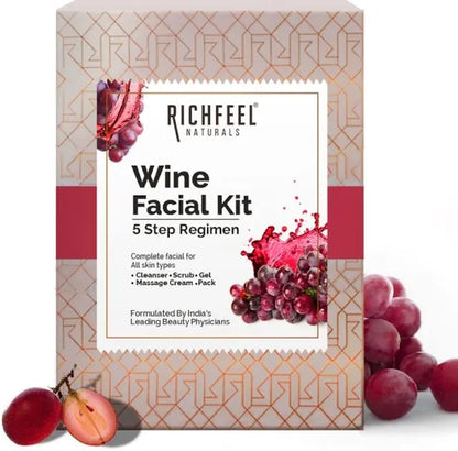 RICHFEEL WINE FACIAL KIT 250G