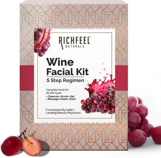 RICHFEEL WINE FACIAL KIT 250G