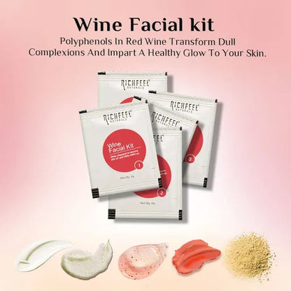 RICHFEEL WINE FACIAL KIT