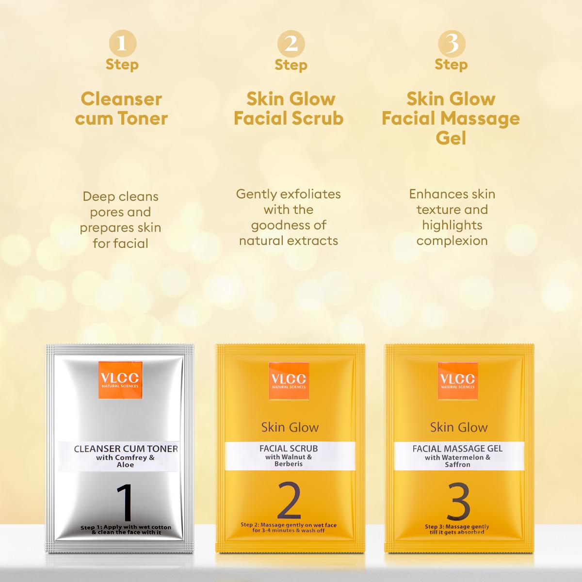 VLCC FACIAL KIT SKIN GLOW 25G