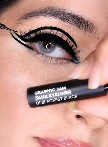 SUGAR EYELINER GRAPHIC JAM 36HR 01 BLACKEST BLACK 2 ML