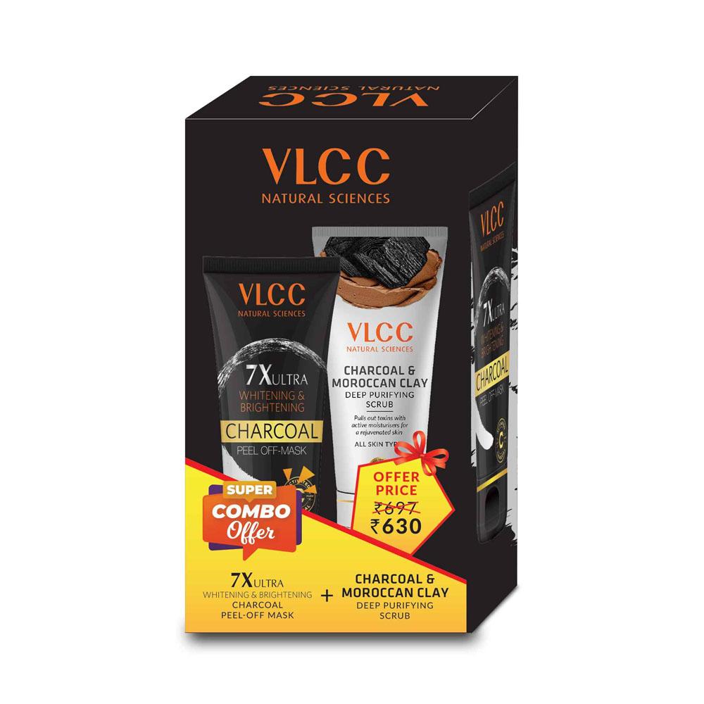 VLCC CHARCOAL COMBO PEELOFF+SCRUB