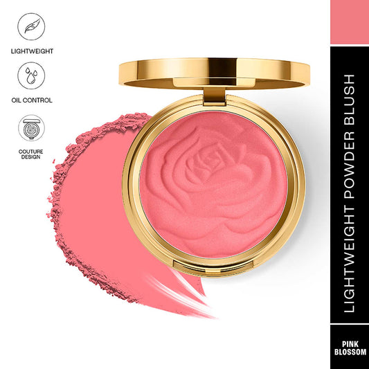 Lakme Showstopper Rouge Bloom Powder Blush Pink Blossom