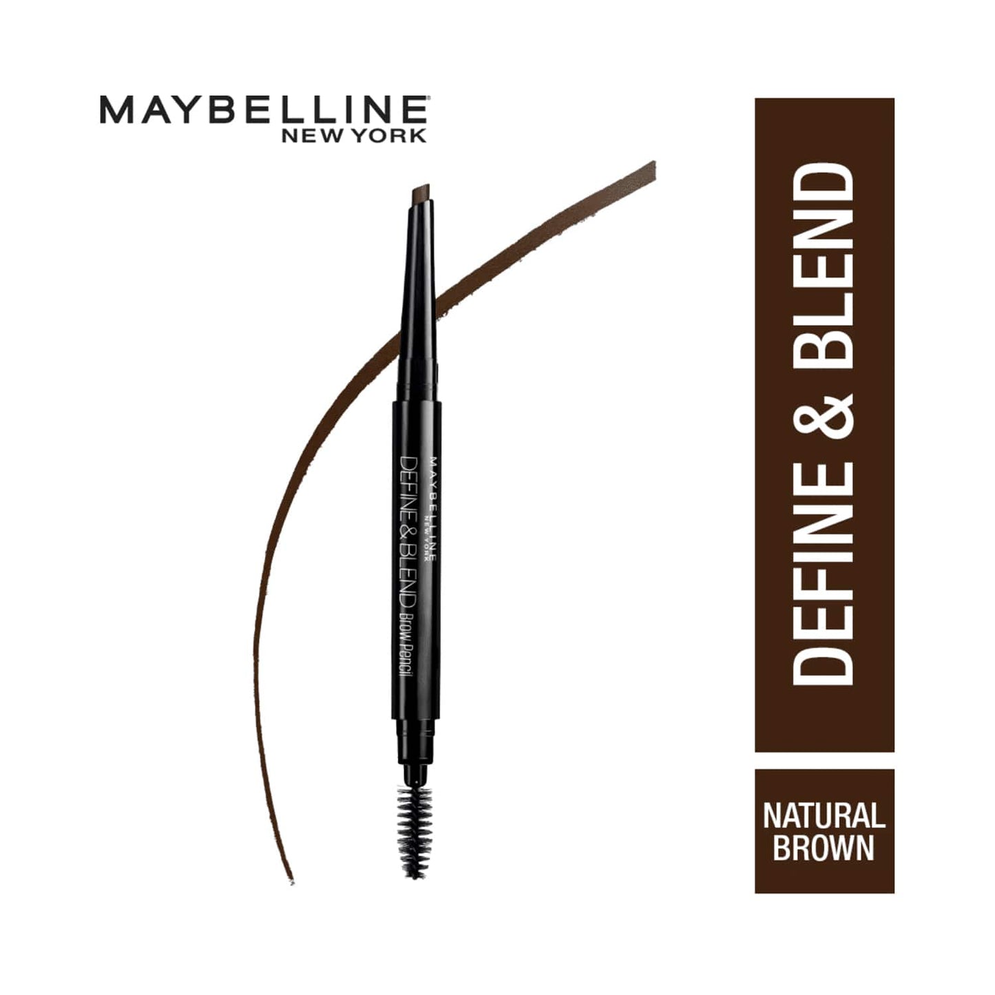 MAYBELLINE EYE BROW PENCIL NATURAL BROWN