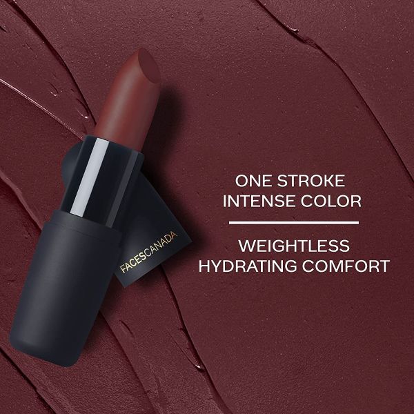 FACES WEIGHTLESS MATTE FINISH LIPSTICK 30 WINE ROUGE 4 G  CC5833