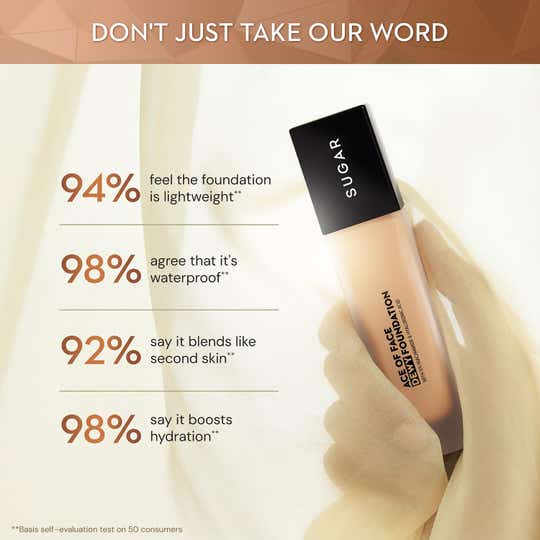 शुगर ऐस ऑफ फेस डेवी फाउंडेशन 07 वेनिला लैटे 30 एमएल