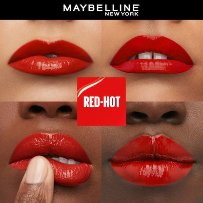 MAYBELLINE LIPSTICK LIQUID SUPER STAY VINYL INK 25 RED HOT