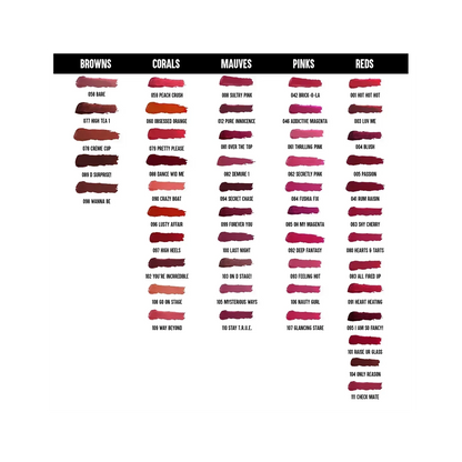 COLORBAR LIPSTICK VELVET MATTE 111 CHECK MATE  4.2 G